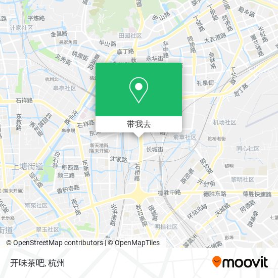 开味茶吧地图