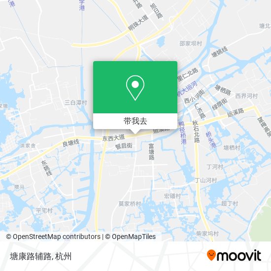 塘康路辅路地图