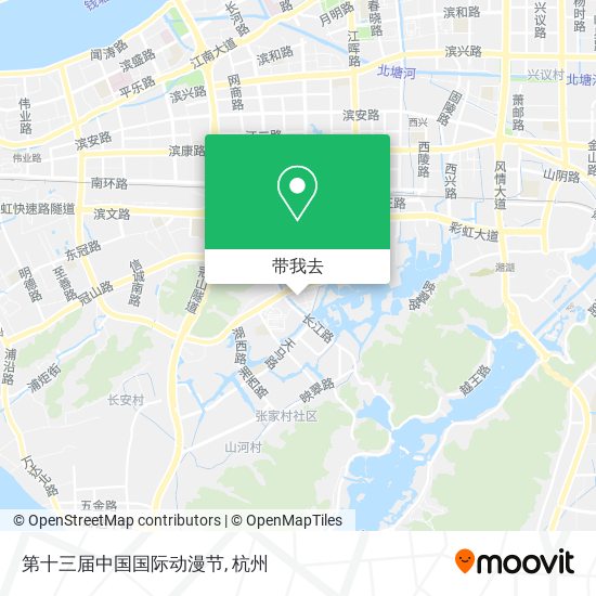 第十三届中国国际动漫节地图