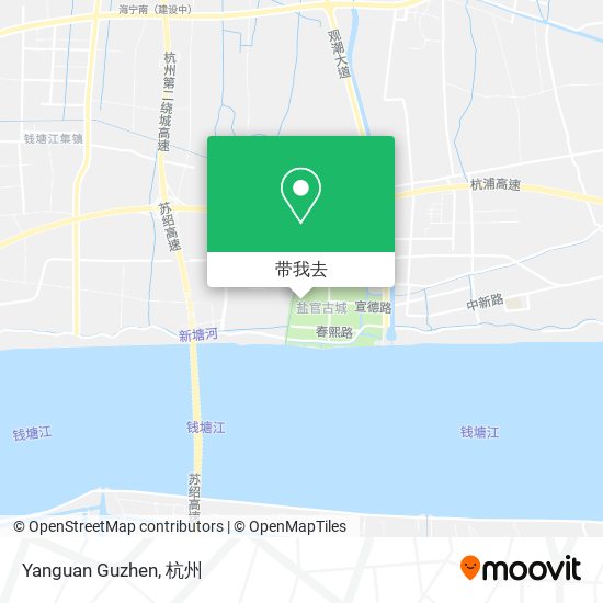 Yanguan Guzhen地图