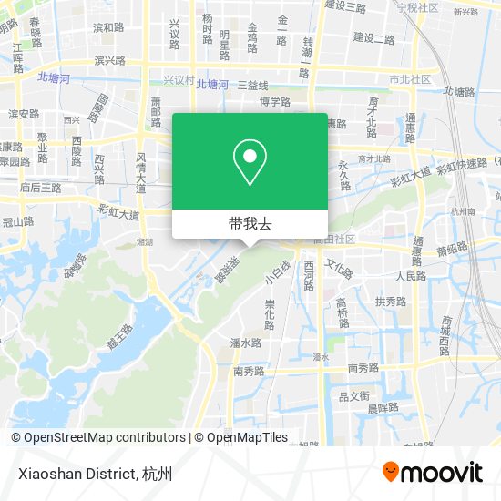 Xiaoshan District地图