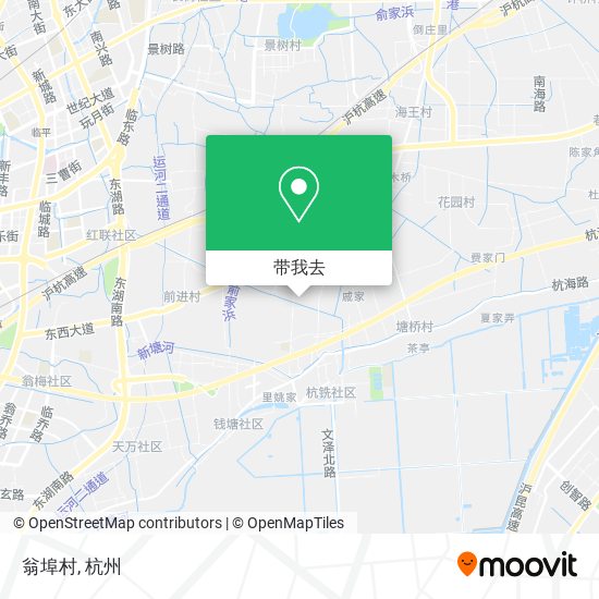 翁埠村地图