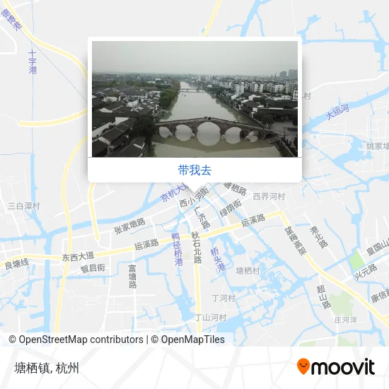 塘栖镇地图
