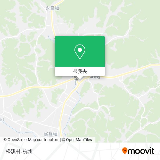 松溪村地图