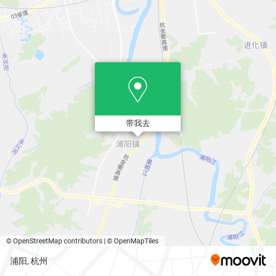 浦阳地图