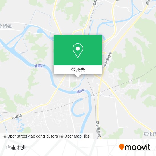 临浦地图
