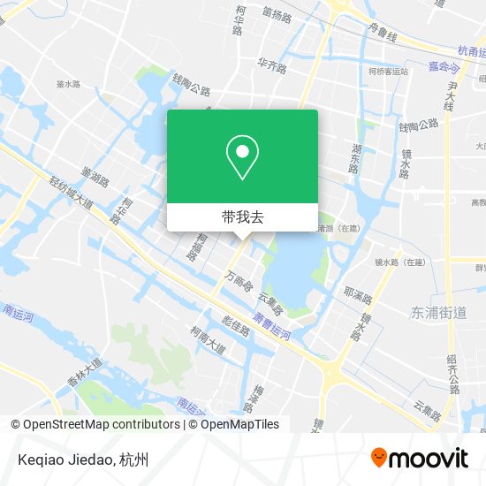 Keqiao Jiedao地图