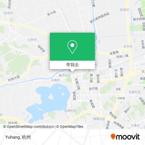 Yuhang地图