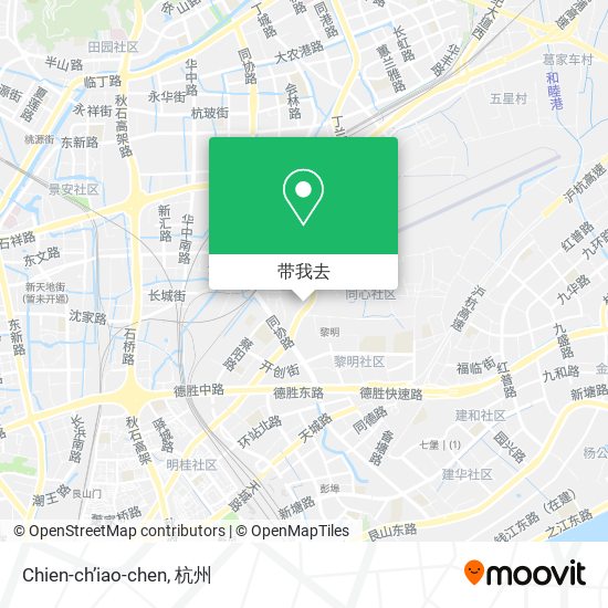 Chien-ch’iao-chen地图