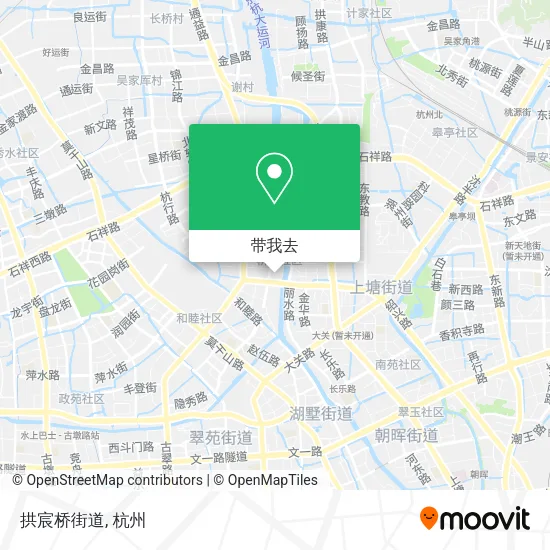 拱宸桥街道地图
