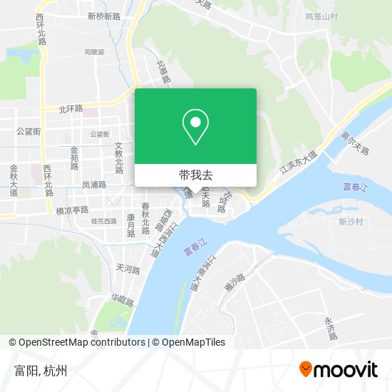 富阳地图