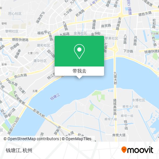 钱塘江地图