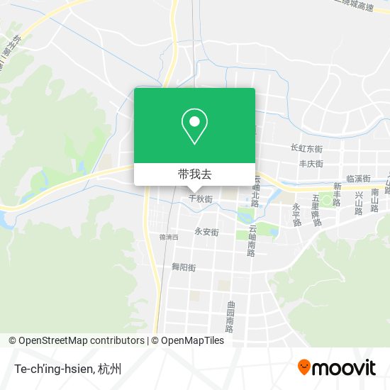 Te-ch’ing-hsien地图