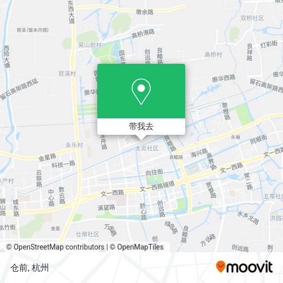 仓前地图
