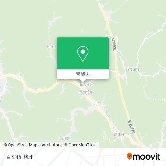 百丈镇地图