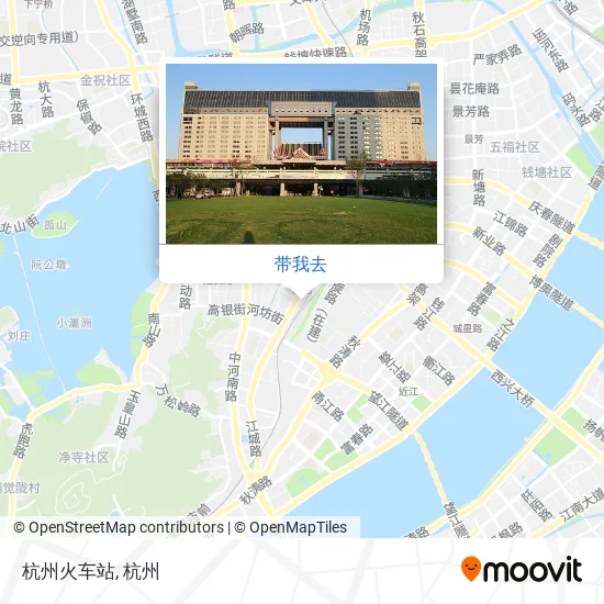 杭州火车站地图