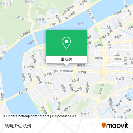 钱塘江站地图