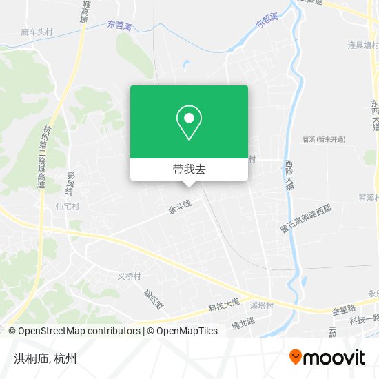 洪桐庙地图