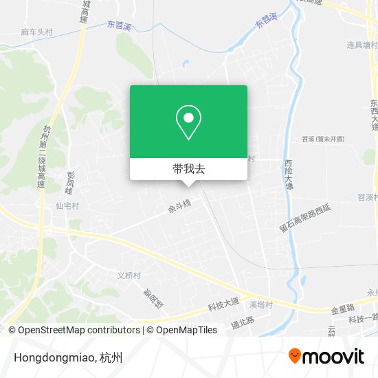 Hongdongmiao地图