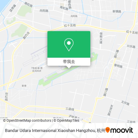 Bandar Udara Internasional Xiaoshan Hangzhou地图