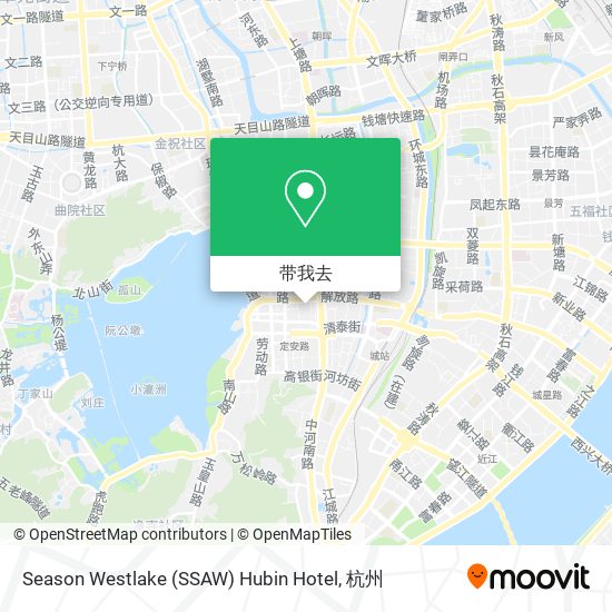 Season Westlake (SSAW) Hubin Hotel地图