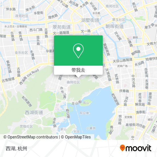 西湖地图