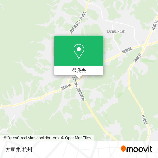 方家井地图