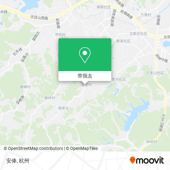安俸地图