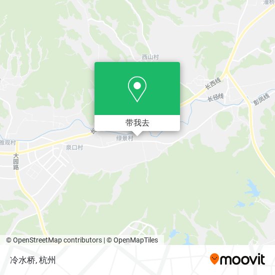 冷水桥地图