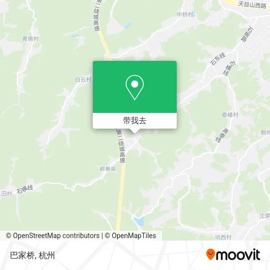 巴家桥地图