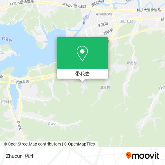 Zhucun地图