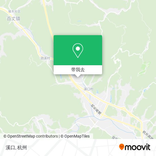 溪口地图