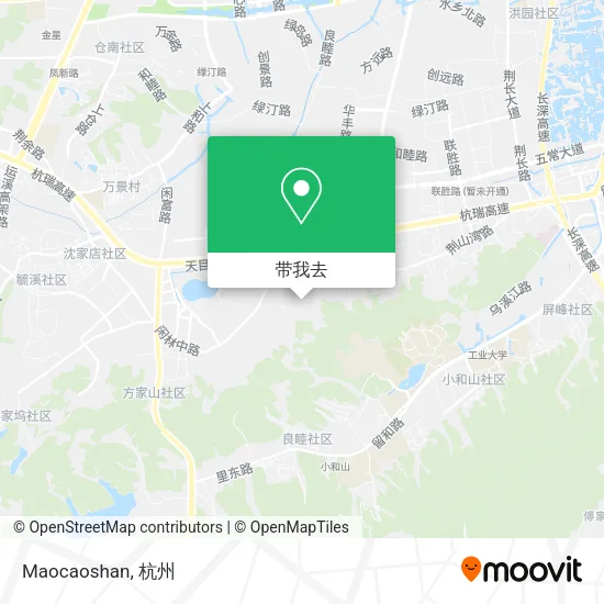 Maocaoshan地图