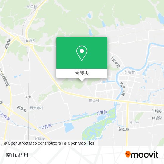 南山地图
