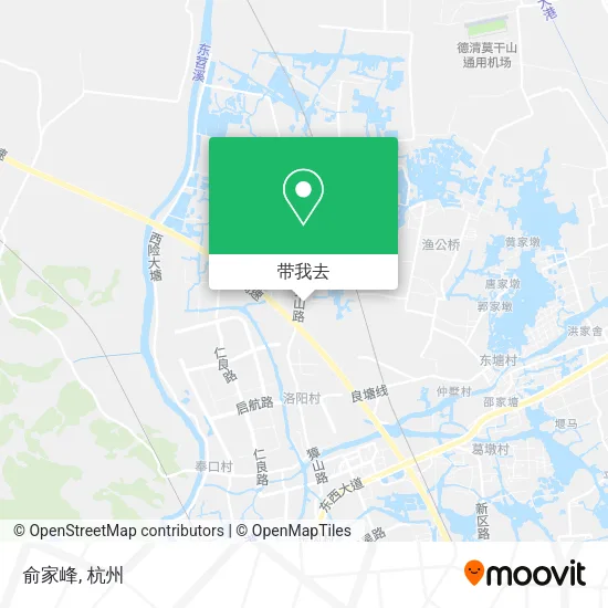 俞家峰地图