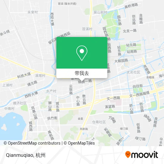 Qianmuqiao地图