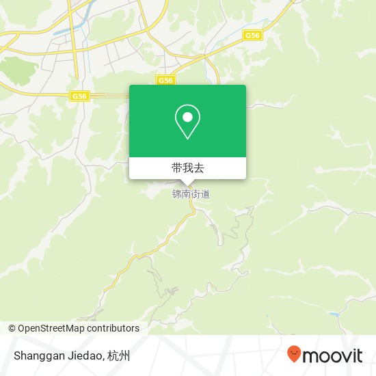 Shanggan Jiedao地图
