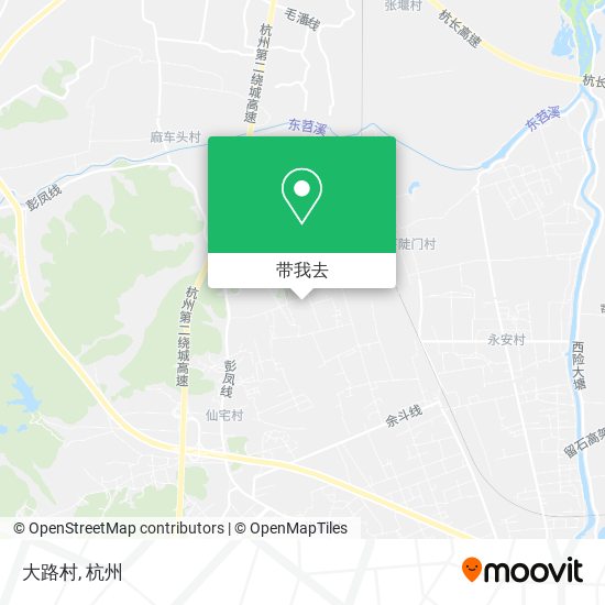 大路村地图