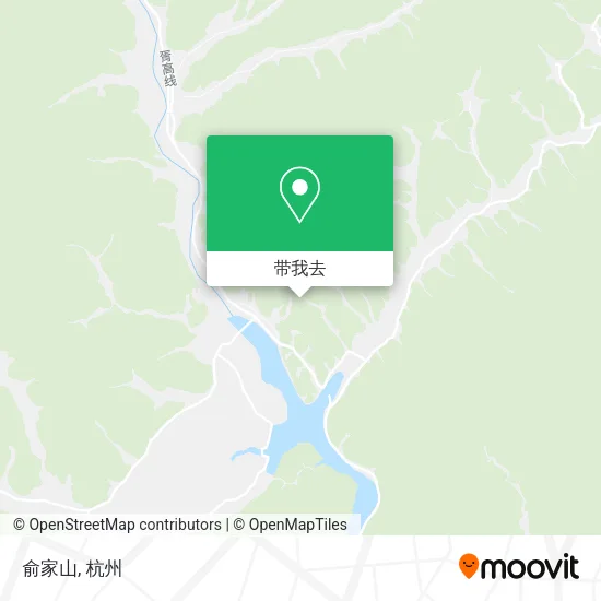 俞家山地图