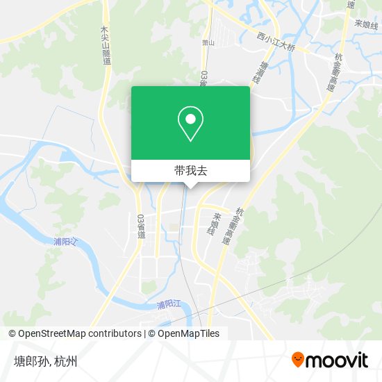 塘郎孙地图