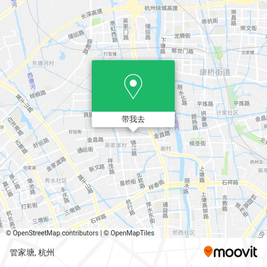 管家塘地图