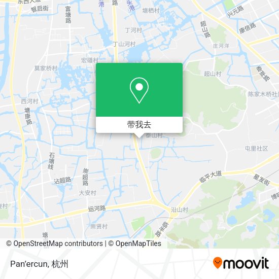 Pan’ercun地图