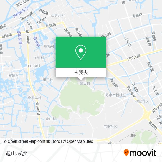 超山地图