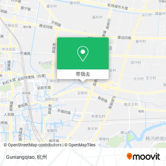 Guniangqiao地图