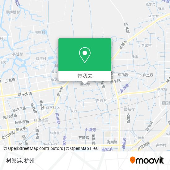 树郎浜地图