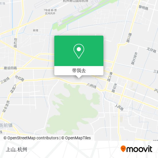 上山地图