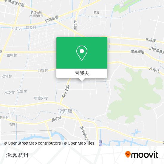 沿塘地图