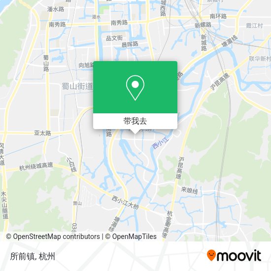 所前镇地图