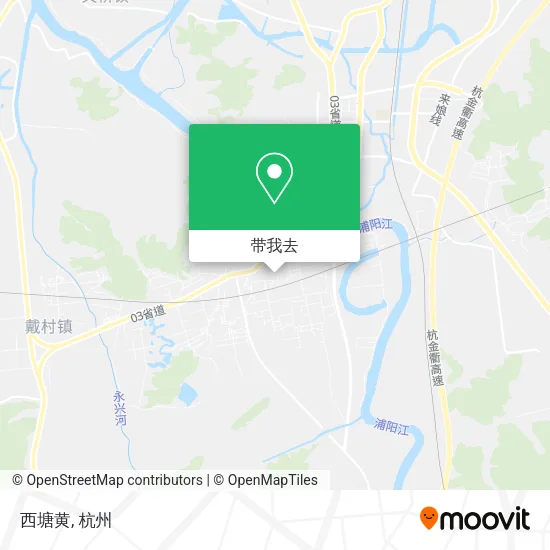 西塘黄地图