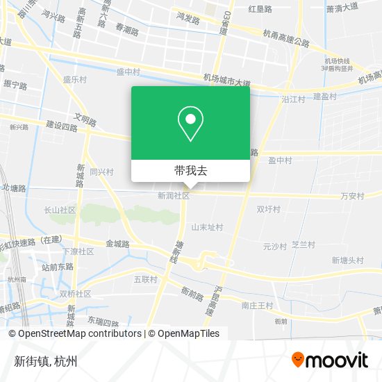 新街镇地图